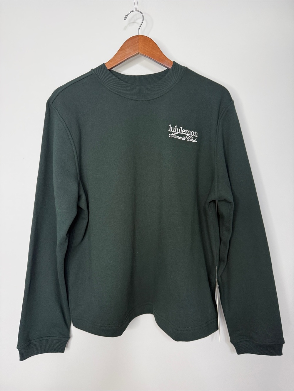 NWT Lululemon Cotton French Terry Crewneck - Tennis Club XL - Picture 4 of 9